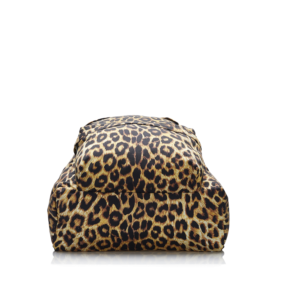 CELINE Leopard Print Backpack - Picture 6 of 10